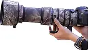 CHASING BIRDS Camouflage Waterproof Lens Coat for Sigma 60-600mm F4.5-6.3 DG OS HSM Rainproof Lens Protective Cover (Pine Camouflage)