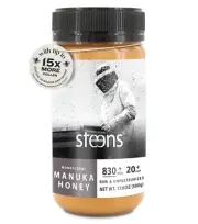 Premium 17.6 Ounce Raw Manuka Honey - UMF 20+ Certified & Nutrient-Rich