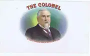 The Colonel William Preston Hall circus showman original inner cigar box label