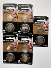 5x 2pc Duracell Specialty 2016 Lithium Coin Battery Pack Use Brad New Sealed