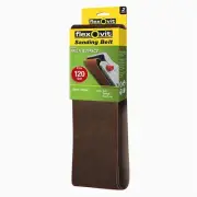 Flexovit 75mm x 533mm Multi-Surface Sanding belt Fine 120 Grit - 2 pack
