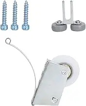 POPETPOP 4Sets Sliding Door Roller Wheels for Wardrobe and Cabinet Silent Bearing Pulley for Smooth Tile and Surfaces Durable and Lightweight Design