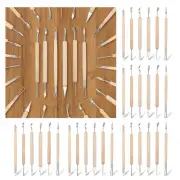 36 Pieces Clay Carving Tools Set Sided Polymer Clay Tools with Smooth3589