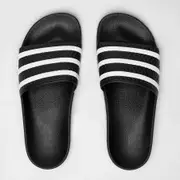 [Adidas] Adidas Women's Adilette Slides Sandals in Black 0 Black