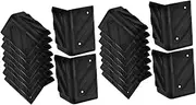 EXQUIMEUBLE Sturdy Plastic Speaker Corners 20pcs Box Edge Protectors Right Angle Guard for Cabinets Safety Corners for Audio Gear