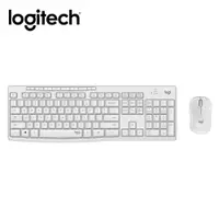 在飛比找PChome商店街優惠-【Logitech 羅技】MK295 靜音鍵鼠組-珍珠白