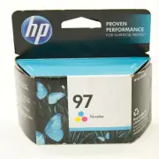HP 97 Tricolor Ink Cartridge Printer Ink Expired 2014 NEW in Box GG02