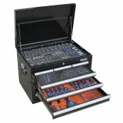 SP Tools SP50120 - Tool Kit - Custom Series - 201 Piece Metric - Black/Chrome