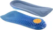 Height Increase Elevator Half Insole for Men 1/2 1 Count (Pack of 1), Blue