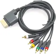 XENOCAM 6ft Component HDTV Video & RCA Stereo AV Cable Cord for Microsoft Xbox 360 / Xbox 360 Slim