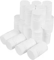 20pcs Sealed Vial Empty Pill Bottles Empty Pill Bottle Portable Screw Case Medication Clear Bpttlrs Jar Tablet Jars Hdpe White