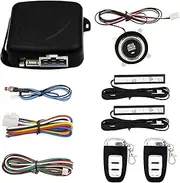 3T6B Passive Keyless Entry System PKE Engine Starter Push Button Vehicles Start/Stop Kit Safe Lock with 2 Smart Key