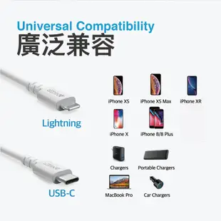 ANKER PowerLine Select USB-C to Lightning 1.8M(黑) A8613H11