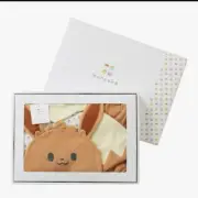 Pokemon Eevee Newborn Baby Clothes Gift Set Cap Bib Bloomer Monpoke From Japan