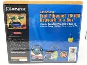 Linksys EtherFast Network Starter Kit - Connect up to 5 w/ Hub NEW Sealed