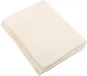 TEHAUX Diy Pottery Kit 10pcs Chamois Pottery Trimming Tools Absorbent Towel for Clay Sculpture Fixing