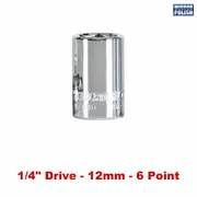 Kincrome K2810 - Socket 1/4" Drive 12mm Mirror Polish