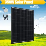 12V 350W Mono Solar Panel Home Generator Caravan Battery Charging Power 350 Watt
