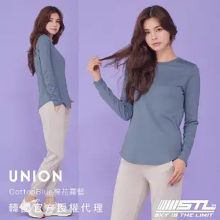 【STL】現貨 韓國 UNION LS 女 運動機能 快乾 輕薄 圓領 長袖 上衣 T恤 抗菌 快乾(CottonBlue棉花霧藍)