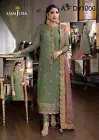 Pakistani Indian Asim Jofa Unstitched Chiffon Banarsi Suit Ladies Eid Ramadan
