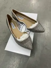 NIB Steve Madden ISAAK-R RHINESTONE Pointed Toe Flat Shoes Size 6
