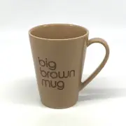 Bloomingdale’s BIG BROWN MUG Cup Coffee Tea Fringe Studios