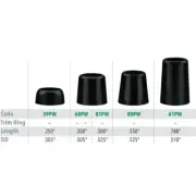 .335" Wood Ferrules - One Dozen