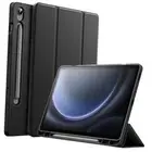 Case for Samsung Galaxy Tab S9 FE 10.9-Inch with S Pen Holder, Soft TPU Black