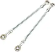 MUCKLILY 2pcs Tie Rod Replacement Kit Steering Stem Rods for Electric Go Karts User Friendly Installation for Motorcycle Enthusiasts