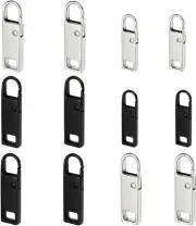 Zipper Pull (Upgraded), 12 Pcs Detachable Zipper Pull Tabs for Luggage Clothing