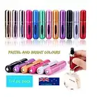 Pocket Perfume Atomiser Travel Portable Refillable Bottle Scent Pump Spray New