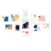 11 PCS Photo Frame Wall Set Collage Picture Frames Home Decor Present Gift White