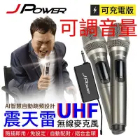 在飛比找蝦皮購物優惠-【也店家族 】新版上市 JPOWER 震天雷 UHF 無線 