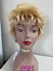 Bleach Blond Straight Voluminous Short Pixie Bob Synthetic Full Wig - Millie
