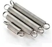 10Pcs Tension Extension Spring 304 Stainless Steel Double Coil Small Springs Wire Dia 0.5mm Outer Dia 3-6mm Long 15-60mm(25 mm,6 mm)