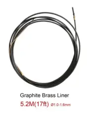 501D mig gun torch Graphene tube LIner 1.0-1.6mm wire 17ft 11ft ,It's not Teflon
