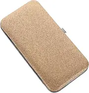 Tweezers Storage Bag Lash Tweezers Eyelash Tweezer Organizer Tweezer Holder Tweezer Case Empty Eyelash Tweezer Bags Portable Tweezer Bag Tweezer Case Holder Iron Golden