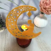 Moon Shape Candlestick Molds for CraftCandle Holder Tealight Holder