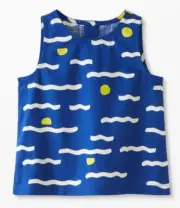NWT Hanna Andersson Crossback Top Size 110, 5