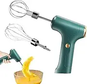 Electric Egg Beater - Rechargeable Portable Mixer, Stainless Steel Whisk | Wireless Kitchen Gadget, Double Head Beater For Mixing Eggs, Dough And Other Ingredients With Easiness