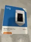 Ring Spotlight Cam Plus Outdoor/Indoor Wireless Battery Security Camera WHITE