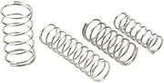 5/10pcs Cylindrical Coil Compressed Backspring Shock Absorbing Pressure Return Compression Spring 65Mn Steel Wire Diameter 1.0mm(20mm (10PCS),19mm)