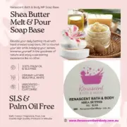 SHEA BUTTER Melt Pour Soap Base 100% Pure and Natural White Soapmaking 1-4kgs
