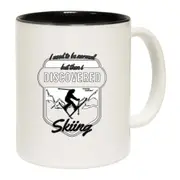 Power Monkeez I Used To Be Normal Skiing Mug Cup