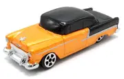 Maisto Fresh Metal 1/64 Orange & Black 1955 Chevrolet Bel Air