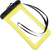 OSALADI 1 Set 2pcs Mobile Waterproof Bag Lanyard Sealer Cell Phone Waterproof Pouch Cooler Waterproof Case Pouches Underwater Cell Phone Case Phone Bag Waterproof Bag for Phone Yellow PVC