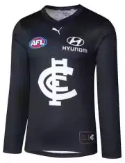 Carlton Blues 2025 AFL Mens Long Sleeve Home Guernsey Sizes S-6XL BNWT