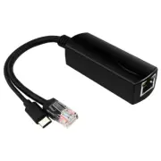 For 5 PoE Splitter 5V 4A 10/100/1000Mbps IEEE802.3af/ Type C PoE Splitter2958