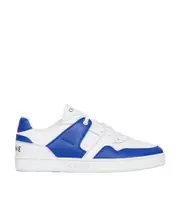 CT-04 CELINE TRAINER LOW LACE-UP SNEAKER in CALFSKIN 39 White