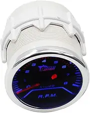 E Support Car Universal Smoke Len 2" 52mm Tacho Tachometer Indicator Gauge Meter